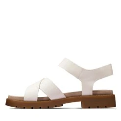Clarks Orinoco Strap White Leather -Clarks 26147747 W 5