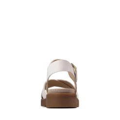Clarks Orinoco Strap White Leather -Clarks 26147747 W 6