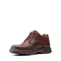 Clarks Brawley Pace Mahogany Leather 12 Clarks Brawley Pace Mahogany Leather -Clarks 26151782 W 4