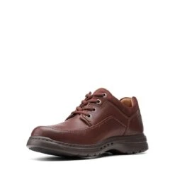 Clarks Un Brawley Lace Mahogany Leather 12 Clarks Un Brawley Lace Mahogany Leather -Clarks 26151789 W 4