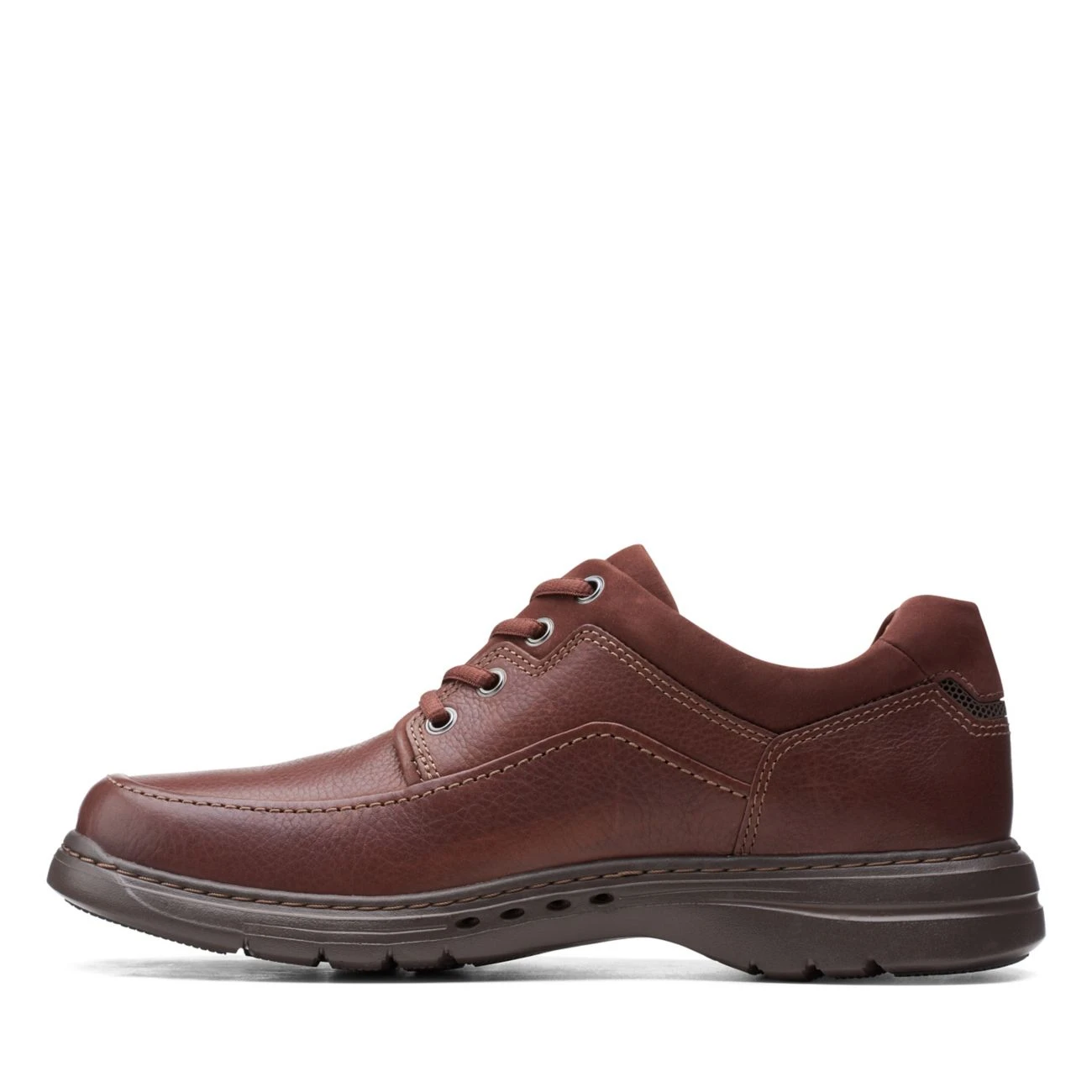 Clarks Un Brawley Lace Mahogany Leather 7 Clarks Un Brawley Lace Mahogany Leather - Image 5