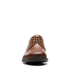 Clarks Whiddon Pace Dark Tan Leather -Clarks 26152908 W 3