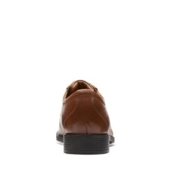Clarks Whiddon Pace Dark Tan Leather -Clarks 26152908 W 6