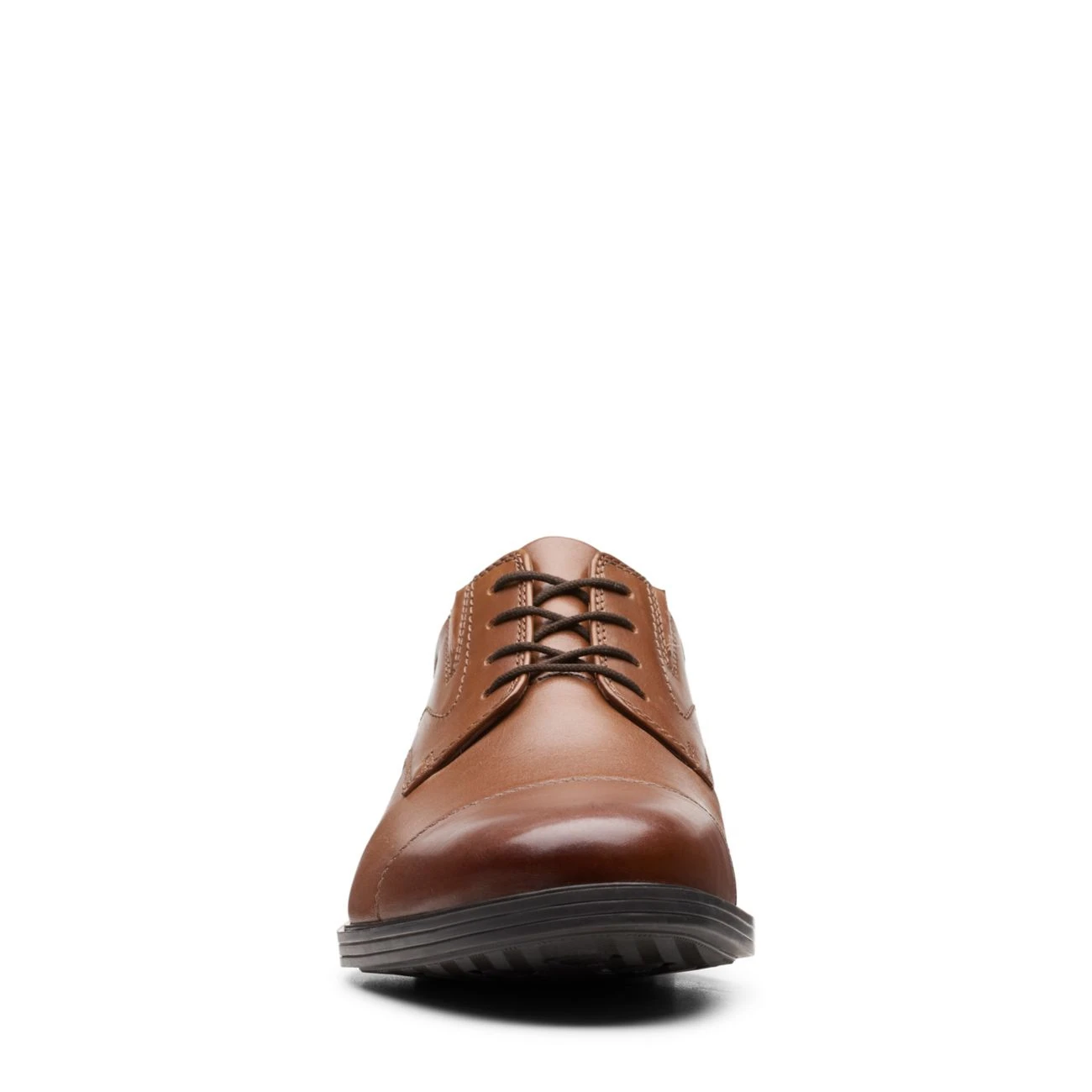 Clarks Whiddon Cap Dark Tan Leather 5 Clarks Whiddon Cap Dark Tan Leather - Image 3