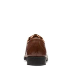 Clarks Whiddon Cap Dark Tan Leather 14 Clarks Whiddon Cap Dark Tan Leather -Clarks 26152913 W 6