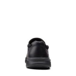 Clarks Bradley Step Black Tumbled Leather -Clarks 26153157 W 6