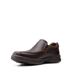 Clarks Bradley Step Brown Tumbled -Clarks 26153159 W 4
