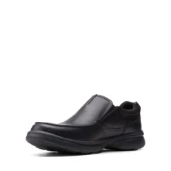 Clarks Bradley Free Black Tumbled Leather -Clarks 26153160 W 4