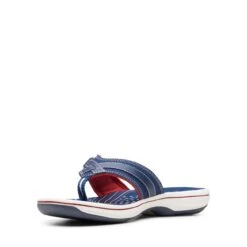 Clarks BREEZE SEA Navy/Red -Clarks 26154124 W 4