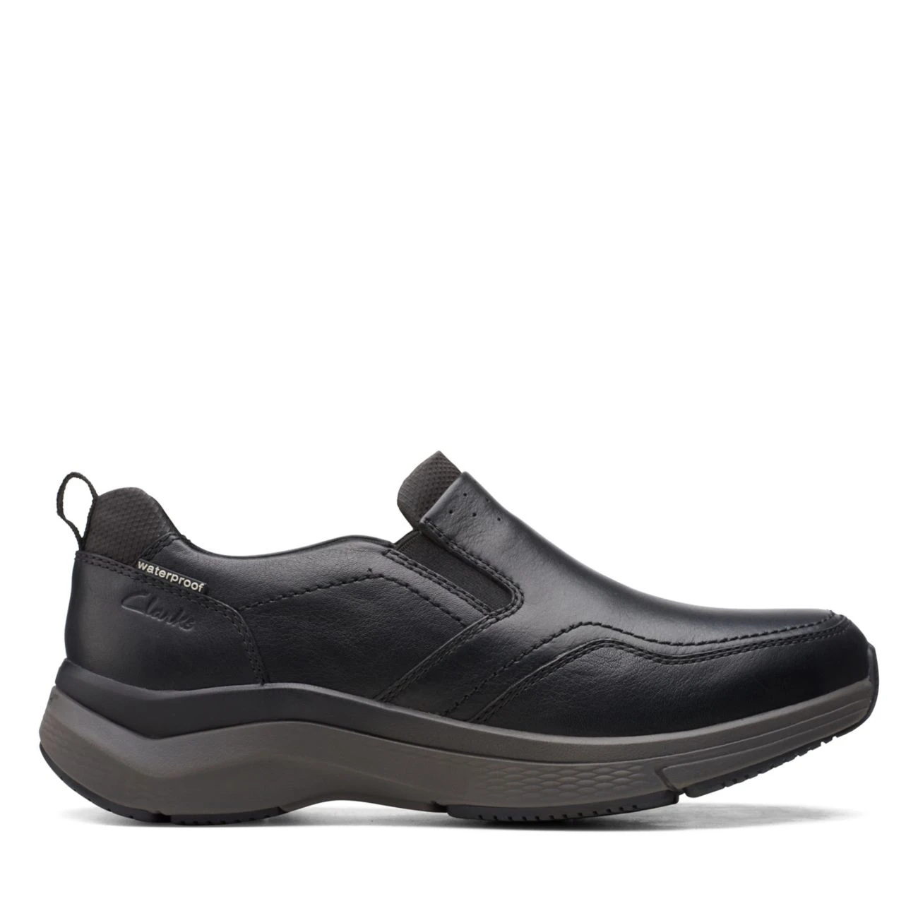 Clarks Wave 2.0 Edge Black Leather 3 Clarks Wave 2.0 Edge Black Leather