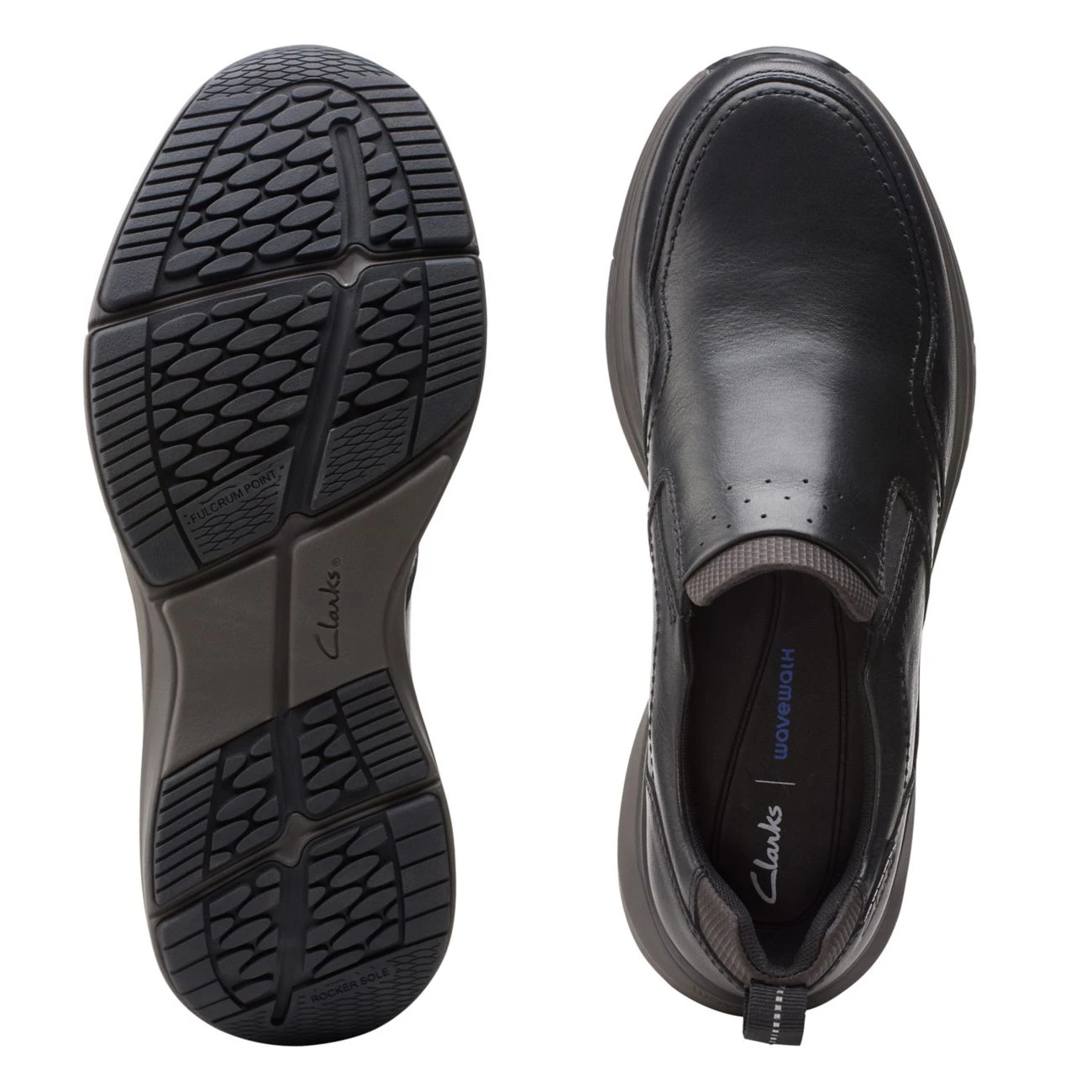 Clarks Wave 2.0 Edge Black Leather 9 Clarks Wave 2.0 Edge Black Leather - Image 7