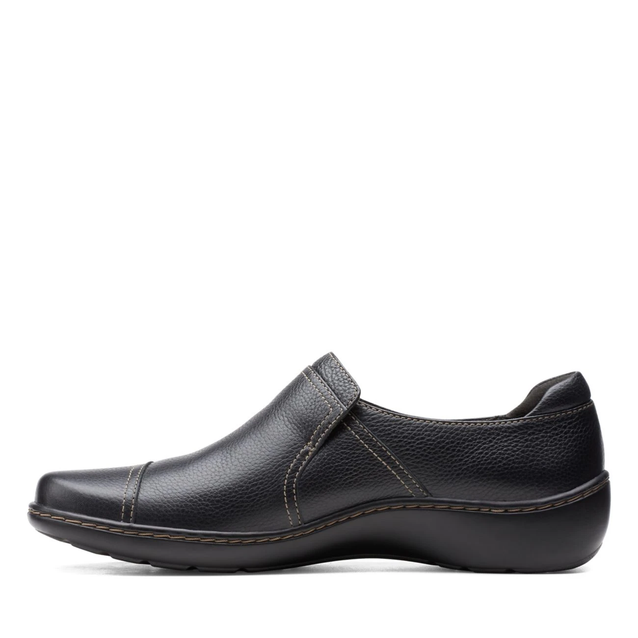 Clarks Cora Poppy Black Tumbled 7 Clarks Cora Poppy Black Tumbled - Image 5