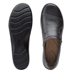 Clarks Cora Poppy Black Tumbled 15 Clarks Cora Poppy Black Tumbled -Clarks 26156827 W 7