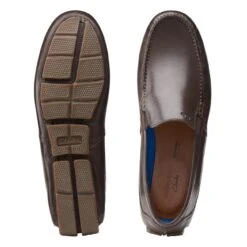 Clarks Markman Plain Dark Brown -Clarks 26158706 W 7