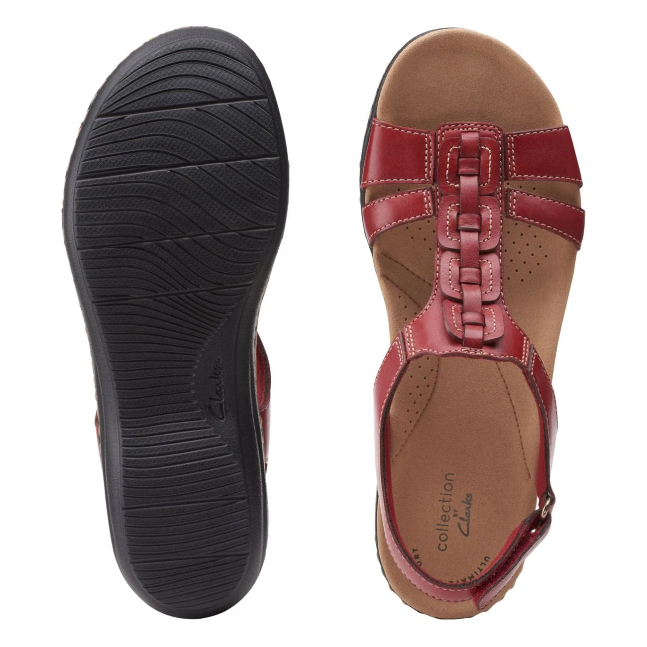 Clarks Laurieann Kay Red Leather 9 Clarks Laurieann Kay Red Leather - Image 7