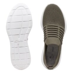 Clarks Ezera Walk Dark Olive -Clarks 26163025 W 7