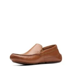 Clarks Markman Plain Tan Leather -Clarks 26163544 W 4