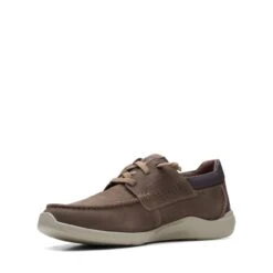Clarks Gorwin Moc Brown Nubuck -Clarks 26164686 W 4