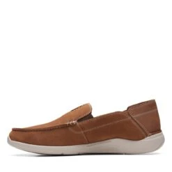 Clarks Gorwin Step Tan Nubuck -Clarks 26164688 W 5