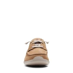 Clarks Gorwin Moc Dark Sand Nubuck -Clarks 26164691 W 3