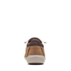 Clarks Gorwin Moc Dark Sand Nubuck -Clarks 26164691 W 6