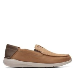 Clarks Gorwin Step Dark Sand Nubuck