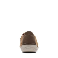 Clarks Gorwin Step Dark Sand Nubuck -Clarks 26164700 W 6