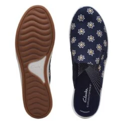 Clarks Breeze Shore Navy Floral -Clarks 26164880 W 7