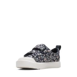 Clarks City Bright Toddler Navy Combination -Clarks 26165203 W 4