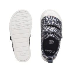 Clarks City Bright Toddler Navy Combination -Clarks 26165203 W 7