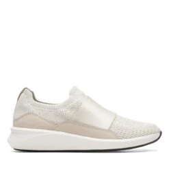 Clarks Un Rio Knit White Knit