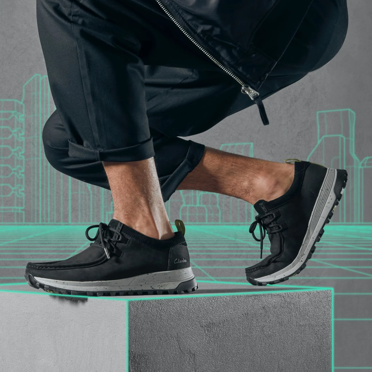 Clarks ATL Trek Wally Black Nubuck 5 Clarks ATL Trek Wally Black Nubuck - Image 3