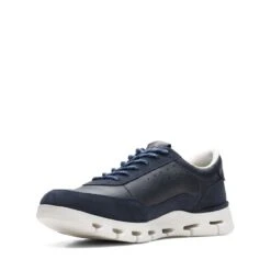 Clarks Nature X One Navy Combination -Clarks 26165998 W 4