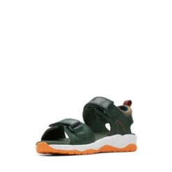 Clarks Clowder Print Older Khaki Combi -Clarks 26166105 W 4