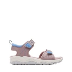 Clarks Clowder Print Kid Grey/Pink
