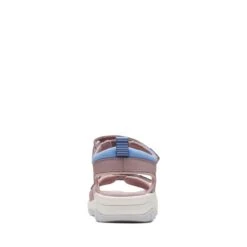 Clarks Clowder Print Kid Grey/Pink -Clarks 26166107 W 6