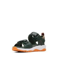 Clarks Clowder Print Kid Khaki Combi -Clarks 26166123 W 4