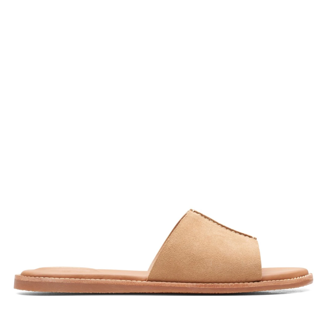 Clarks Karsea Mule Light Tan Suede 3 Clarks Karsea Mule Light Tan Suede