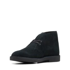 Clarks Desert Boot Evo Black Suede -Clarks 26166779 W 4