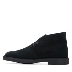 Clarks Desert Boot Evo Black Suede -Clarks 26166779 W 5