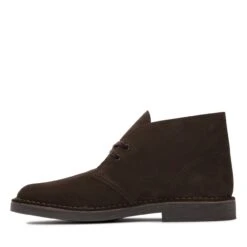 Clarks Desert Boot Evo Dark Brown Suede -Clarks 26166784 W 5