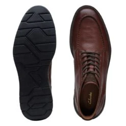 Clarks Chantry Up Brown Leather -Clarks 26167358 W 7