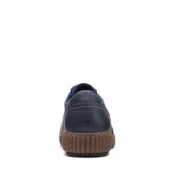 Clarks Magnolia Zip Navy Leather -Clarks 26167482 W 6