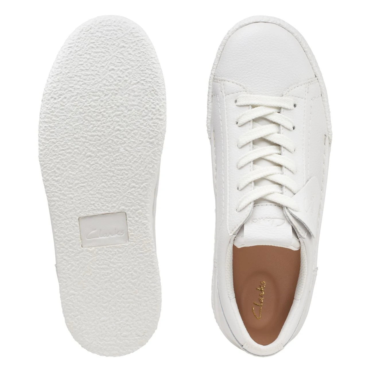 Clarks Craft Cup Walk White Leather 9 Clarks Craft Cup Walk White Leather - Image 7