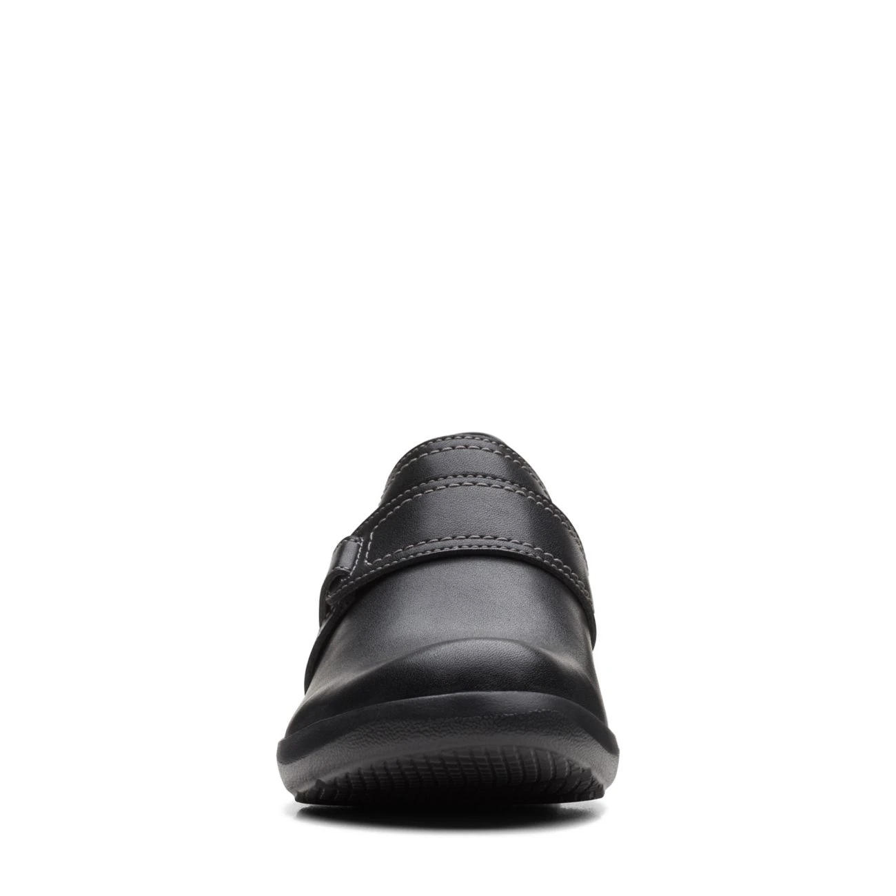 Clarks Angie Poppy Black Leather 5 Clarks Angie Poppy Black Leather - Image 3