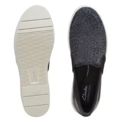Clarks Layton Petal Black Interest -Clarks 26167913 W 7