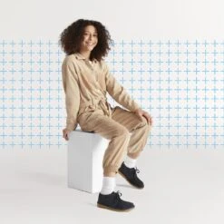 Clarks Desert Trek Older Navy Combination -Clarks 26168043 W 11