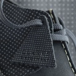 Clarks Desert Trek Older Navy Combination -Clarks 26168043 W 14