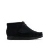 Clarks Wallabee Boot Older Black Suede -Clarks 26168044 W 1