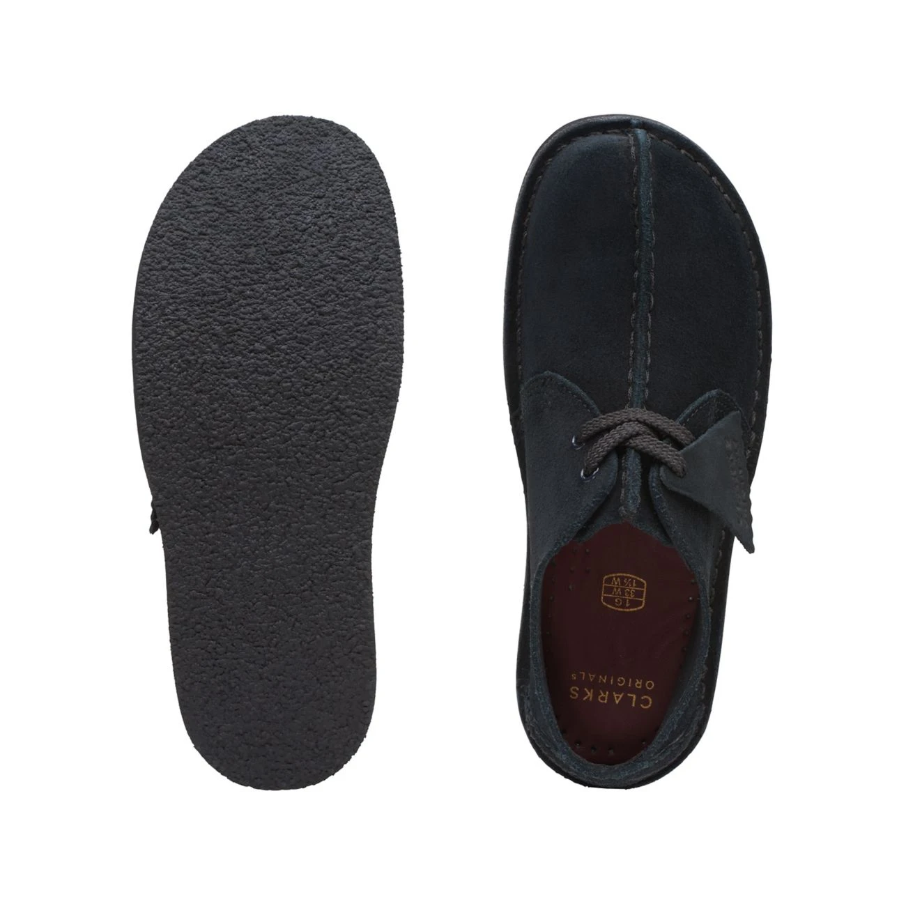 Clarks Desert Trek Older Black Suede 9 Clarks Desert Trek Older Black Suede - Image 7